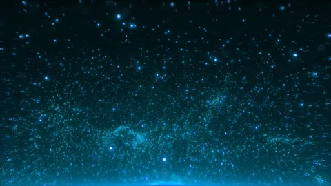 (4K 60fps) Loop sequence - Violet shine particles on a black background. Stock Footage 103795448