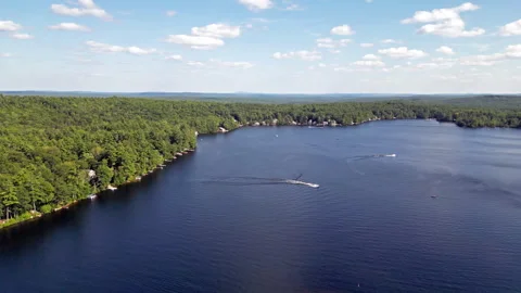 4K 60FPS Small Lake Pan Stock Footage 249222022
