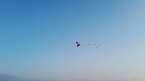 4k 60fps stabilized video butterfly kite 스톡 동영상 112997361