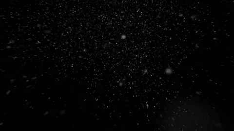 4K 60FPS White Dust Particles. Winter snowflakes. Looped footage Stock Footage 170292323