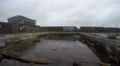 4K abandoned swimming pool filled with water and trash, walls with graffiti 4k or 4k+ Resolution