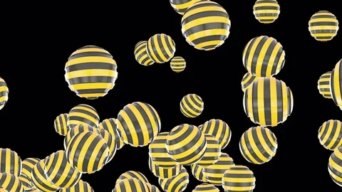 4k Abstract 3d ball sphere  particle design bead jewelry pearl art background. Stock Footage 84684414