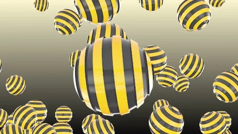 4k Abstract 3d ball sphere  particle design bead jewelry pearl art background. Stock Footage 84708185