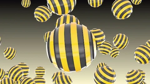 4k Abstract 3d ball sphere  particle design bead jewelry pearl art background. Stock Footage 84711022