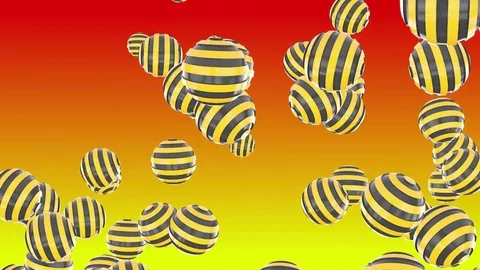 4k Abstract 3d ball sphere  particle design bead jewelry pearl art background. Stock Footage 84711379