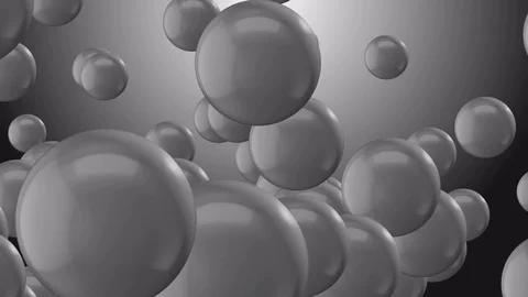 4k Abstract 3d ball sphere particle design bead jewelry pearl art background. Stock Footage 84908733