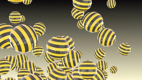 4k Abstract 3d ball sphere particle design bead jewelry pearl art background. Stock Footage 84912173