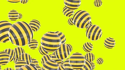 4k Abstract 3d ball sphere particle design bead jewelry pearl art background. Stock Footage 84912366