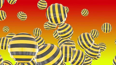 4k Abstract 3d ball sphere particle design bead jewelry pearl art background. Stock Footage 84912538
