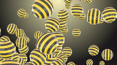 4k Abstract 3d ball sphere particle design bead jewelry pearl art background. Stock Footage 84914242