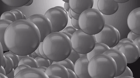 4k Abstract 3d ball sphere particle design bead jewelry pearl art background. Stock Footage 84950905