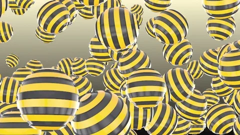 4k Abstract 3d ball sphere particle design bead jewelry pearl art background. Stock Footage 84952225