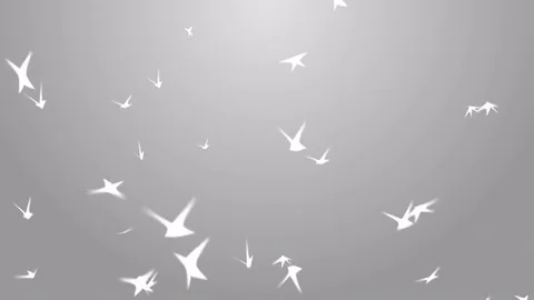 4k Abstract 3d bird bug firefly fly particle design technology space background Stock Footage 84723457