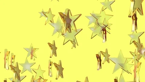 4k Abstract 3d five-pointed star particle design art space symbol background. Stock Footage 84707119