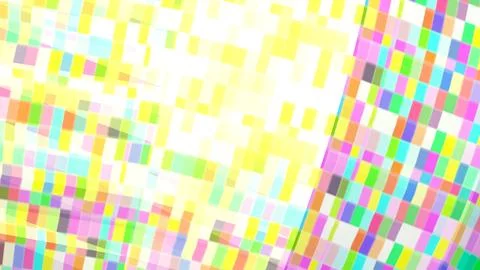 4K Abstract 3D Render with Striped Geometric Shapes Stock Illustration