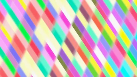 4K Abstract 3D Render with Striped Geometric Shapes Stock Illustration