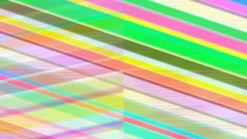 4K Abstract 3D Render with Striped Geometric Shapes Stock Illustration