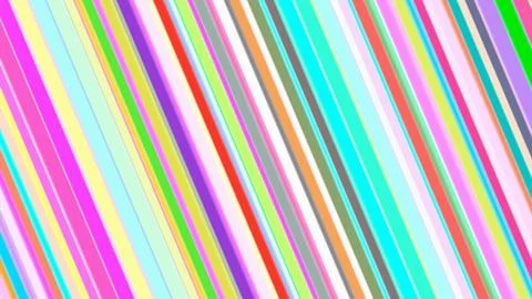 4K Abstract 3D Render with Striped Geometric Shapes Illustrazione stock