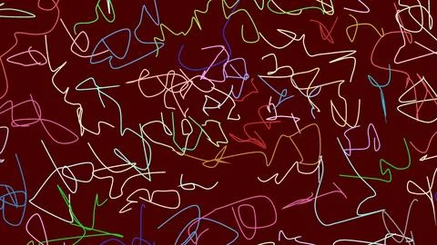 4K Abstract 3D Render with Striped Geometric Shapes Illustrazione stock