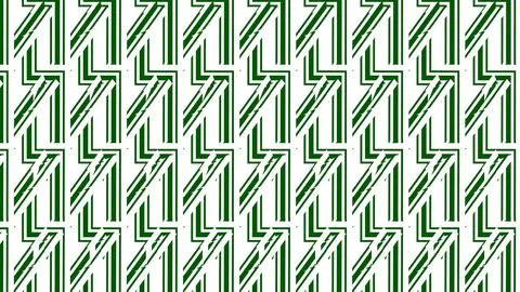 4K Abstract 3D Render with Striped Geometric Shapes Stock Illustration