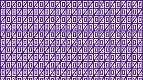 4K Abstract 3D Render with Striped Geometric Shapes Illustrazione stock