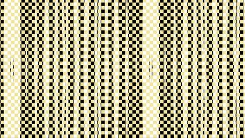 4K Abstract 3D Render with Striped Geometric Shapes Stock Illustration