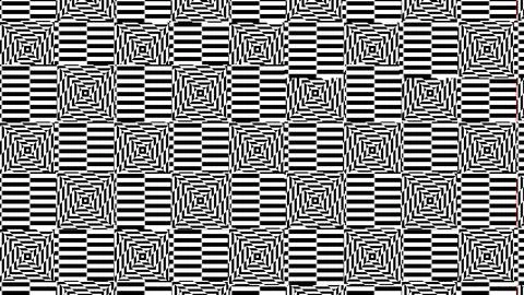 4K Abstract 3D Render with Striped Geometric Shapes Illustrazione stock