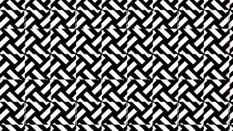 4K Abstract 3D Render with Striped Geometric Shapes Stock Illustration