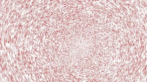 4K Abstract 3D Render with Striped Geometric Shapes Stock Illustration