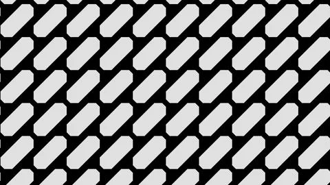4K Abstract 3D Render with Striped Geometric Shapes Stock Illustration