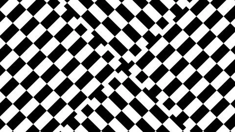 4K Abstract 3D Render with Striped Geometric Shapes Illustrazione stock