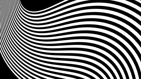 4K Abstract 3D Render with Striped Geometric Shapes Stock Illustration