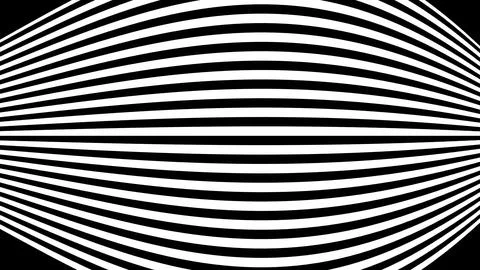 4K Abstract 3D Render with Striped Geometric Shapes Stock Illustration