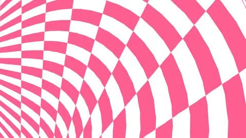 4K Abstract 3D Render with Striped Geometric Shapes Stock Illustration