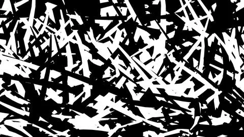 4K Abstract 3D Render with Striped Geometric Shapes Illustrazione stock