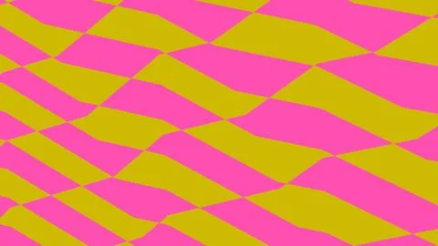 4K Abstract 3D Render with Striped Geometric Shapes Stock Illustration