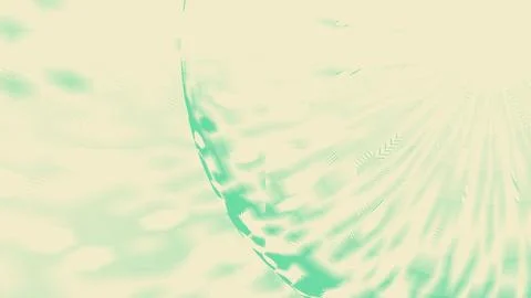 4K Abstract 3D Render with Striped Geometric Shapes Illustrazione stock