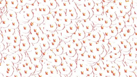 4K Abstract 3D Render with Striped Geometric Shapes Illustrazione stock