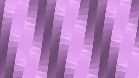 4K Abstract 3D Render with Striped Geometric Shapes Stock Illustration