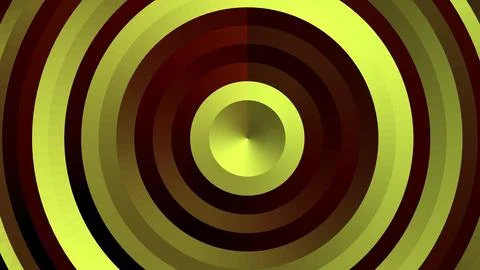 4K Abstract 3D Render with Striped Geometric Shapes Stock Illustration