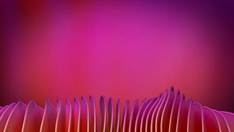 4K Abstract 3D Wavy Pattern with Luminous Pink and Orange Gradient Stock Footage 327378441