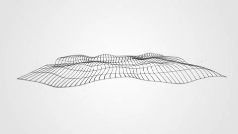 4k-abstract-3d-wireframe-mesh-grid-minimal-inverted-vfx-background-seamless- Stock Footage 149834747