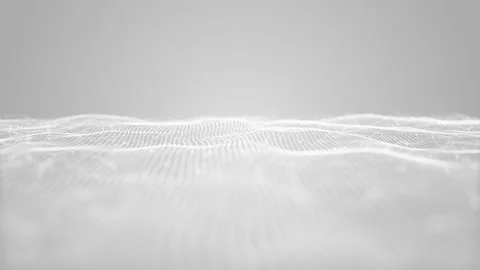 4k-abstract-3d-wireframe-mesh-grid-minimal-white-vfx-background-seamless-loo Stock Footage 149834755