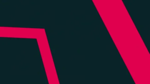 4K Abstract Angular Geometric Pattern with Pink Red Gradient Lines Stock Footage 327378442