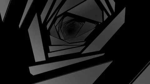 4K Abstract Angular Geometry. Stock Footage 122547771