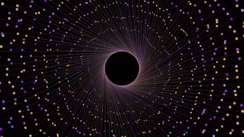 4k abstract animated tunnel in space Stock Footage 169699655