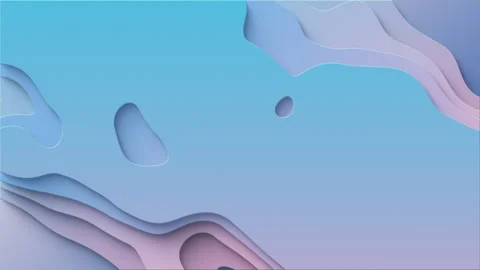 4K Abstract Animation Background: Pastel Organic Shapes and Texture Morphing Stock Footage 260323874