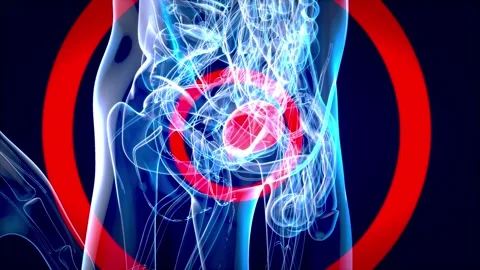 4K abstract animation of the bladder Stock Footage 245252451