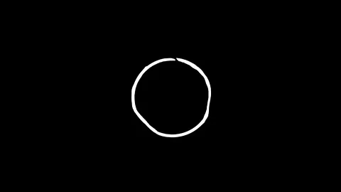4K Abstract animation of drawing a circle with chalk Stock Footage 141253757