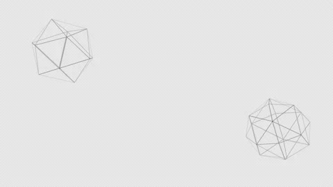 4K Abstract animation of moving polygons Stock-Footage 141254578